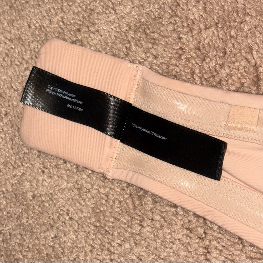 Pepper brand Strapless Bra — Boost Lift Up / Multiway —  36B — COLOR: Buff - Picture 10 of 16